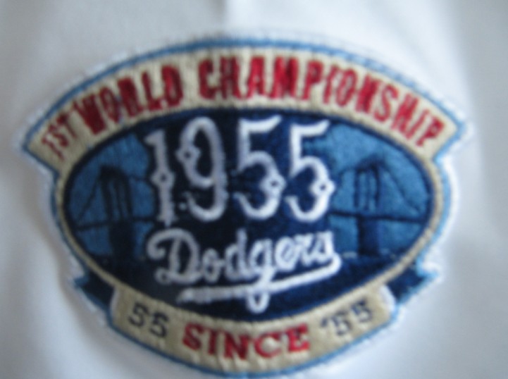 Los Angeles Dodgers 1955 patch Los Angeles Dodgers 1955 patch