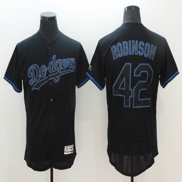 Los Angeles Dodgers 42 Jackie Robinson black Flexbase Authentic Collection men baseball mlb Jersey Los Angeles Dodgers 42 Jackie Robinson black Flexbase Authentic Collection men baseball mlb Jersey