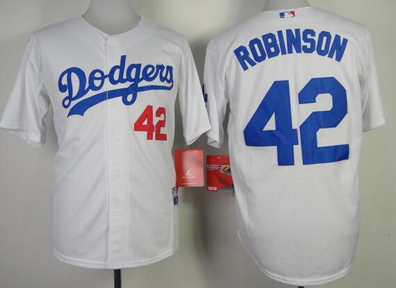 Los Angeles Dodgers 42 Robinson white men baseball mlb jerseys Los Angeles Dodgers 42 Robinson white men baseball mlb jerseys