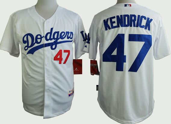 Los Angeles Dodgers 47 Howie Kendrick white men baseball mlb jerseys