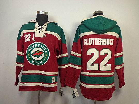 Minnesota Wild CLTTERBUCK 22 red green nhl ice hockey  jerseys