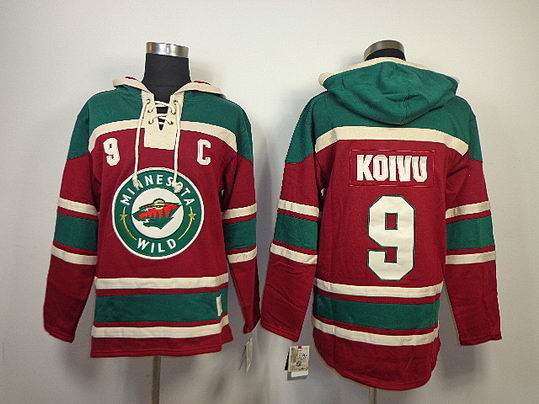 Minnesota Wild KOIVU 9 red green nhl ice hockey jerseys Minnesota Wild KOIVU 9 red green nhl ice hockey jerseys