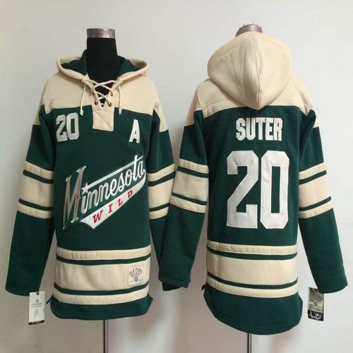 Minnesota Wild Ryan Suter 20 beige green nhl ice hockey  jerseys