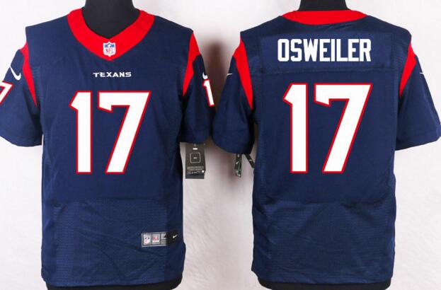Nike Houston Texans 17 Brock Osweiler elite blue NFL Jerseys Nike Houston Texans 17 Brock Osweiler elite blue NFL Jerseys