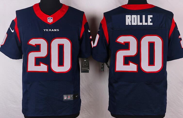 Nike Houston Texans 20 ROLLE elite blue NFL Jerseys
