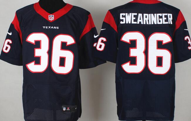 Nike Houston Texans 36 Swearinger elite blue NFL Jerseys