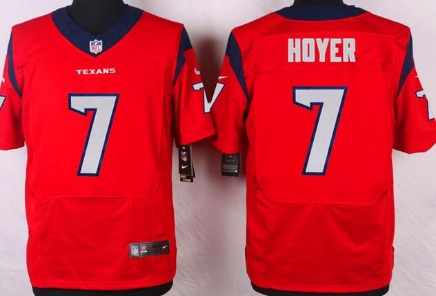 Nike Houston Texans 7 Brian Hoyer red Elite NFL football Jersey Nike Houston Texans 7 Brian Hoyer red Elite NFL football Jersey