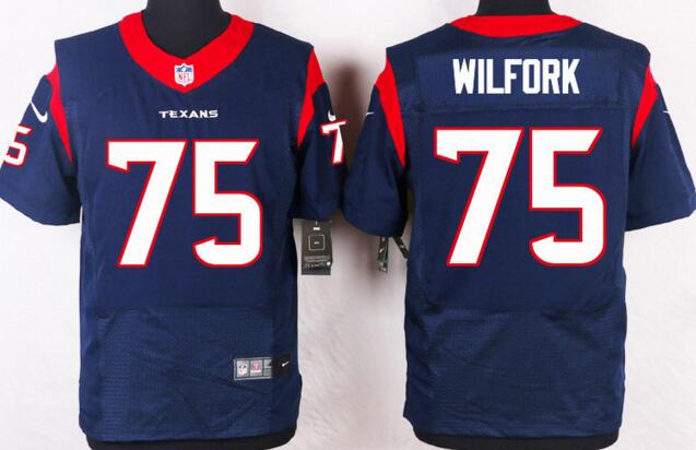 Nike Houston Texans 75 Vince Wilfork Elite Blue NFL Jerseys Nike Houston Texans 75 Vince Wilfork Elite Blue NFL Jerseys