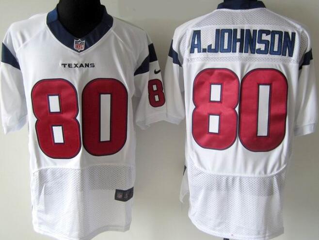 Nike Houston Texans 80 Andre Johnson Elite White NFL Jersey Nike Houston Texans 80 Andre Johnson Elite White NFL Jersey