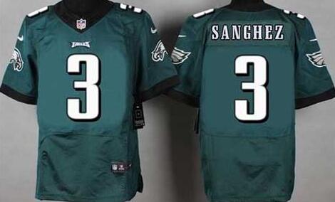 Nike Philadelphia Eagles 3 Mark Sanchez Midnight Green Team Color Elite Jerseys Nike Philadelphia Eagles 3 Mark Sanchez Midnight Green Team Color Elite Jerseys
