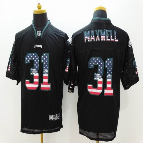 Nike Philadelphia Eagles 31 Byron Maxwell USA Flag Fashion Black Elite Jerseys Nike Philadelphia Eagles 31 Byron Maxwell USA Flag Fashion Black Elite Jerseys