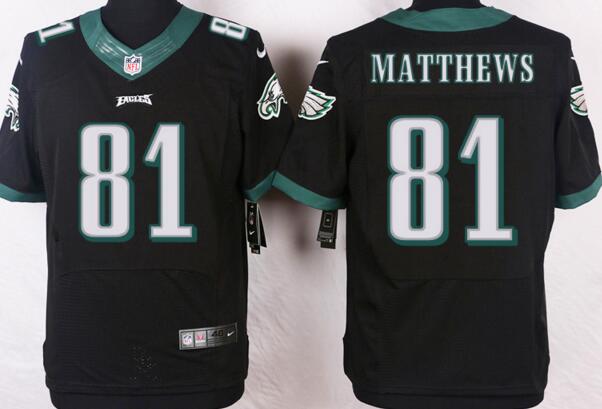Nike Philadelphia Eagles 81 Jordan Matthews black Elite men NFL football Jerseys Nike Philadelphia Eagles 81 Jordan Matthews black Elite men NFL football Jerseys