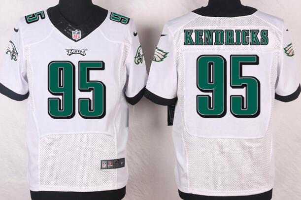 Nike Philadelphia Eagles 95 Mychal Kendricks men White elite NFL football Jerseys Nike Philadelphia Eagles 95 Mychal Kendricks men White elite NFL football Jerseys
