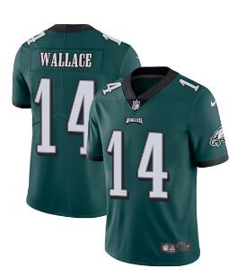 Nike Philadelphia Eagles #14 Mike Wallace Midnight Green Team Color Men's Stitched NFL Vapor Untouchable Limited Jersey-005