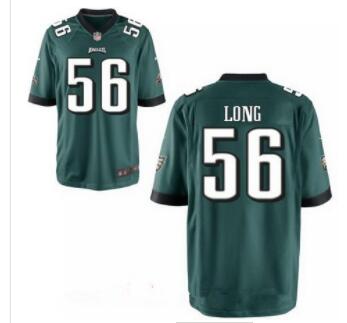 Men's Philadelphia Eagles #56 Chris Long Stitched Jersey-001