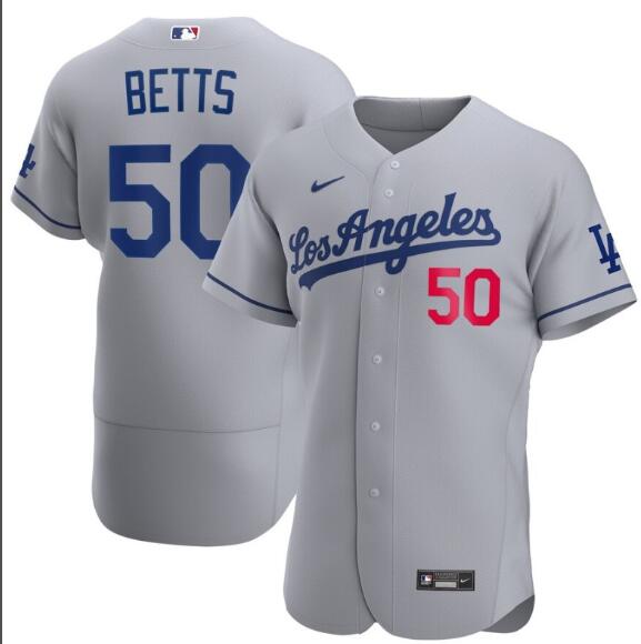 Men's Los Angeles Dodgers #50 Mookie Betts Stitched Jersey-001 Men's Los Angeles Dodgers #50 Mookie Betts Stitched Jersey-001