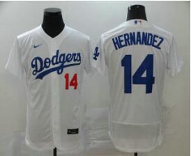 Men's Los Angeles Dodgers #14 Enrique Hernandez  Stitched MLB Flex Base Nike Jersey