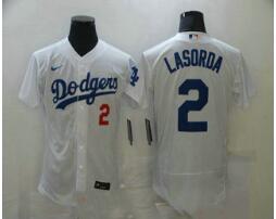 Men's Los Angeles Dodgers #2 Tommy Lasorda Stitched MLB  Nike Jersey