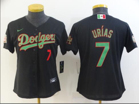 men's los angeles dodgers #7 julio urias mexico 2020 world series stitched mlb jersey