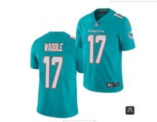 Men Miami Dolphins #17 Jaylen Waddle Aqua Stitched 2021 Draft Jersey Men Miami Dolphins #17 Jaylen Waddle Aqua Stitched 2021 Draft Jersey