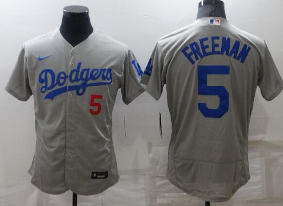 Men's Los Angeles Dodgers #5 Freddie Freeman  Stitched Jersey