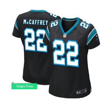 Women's Carolina Panthers Christian McCaffrey Nike Black 2017 Draft Pick Game Jersey Women's Carolina Panthers Christian McCaffrey Nike Black 2017 Draft Pick Game Jersey