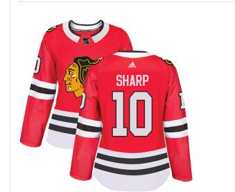 Adidas Chicago Blackhawks #10 Patrick Sharp Red Home Authentic Women's Stitched NHL Jersey Adidas Chicago Blackhawks #10 Patrick Sharp Red Home Authentic Women's Stitched NHL Jersey