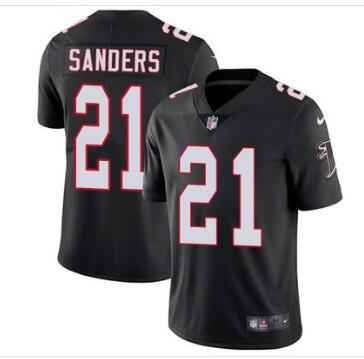 Nike Atlanta Falcons #21 Deion Sanders Black Alternate Men's Stitched NFL Vapor Untouchable Limited Jersey Nike Atlanta Falcons #21 Deion Sanders Black Alternate Men's Stitched NFL Vapor Untouchable Limited Jersey