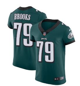 Nike Eagles #79 Brandon Brooks Midnight Green Team Color Men's Stitched NFL Vapor Untouchable Elite Jersey Nike Eagles #79 Brandon Brooks Midnight Green Team Color Men's Stitched NFL Vapor Untouchable Elite Jersey