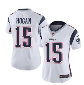 Women's Nike Patriots #15 Chris Hogan White Stitched NFL Vapor Untouchable Limited Jersey