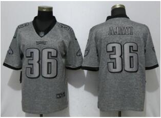 Nike Philadelphia Eagles #36 Jay Ajayi Gray Gridiron Gray Vapor Untouchable Limited Jersey
