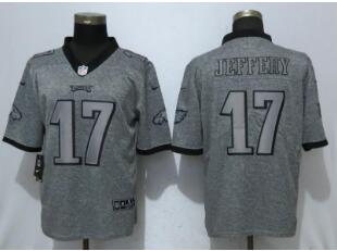 Nike Philadelphia Eagles #17 Alshon Jeffery Gray Gridiron Gray Vapor Untouchable Limited Jersey