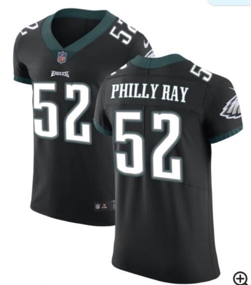 Men's Philadelphia Eagles Nike Midnight Green 52# Philly Hay Jersey