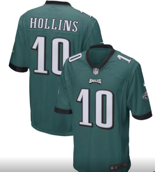 Men's Philadelphia Eagles Mack Hollins 10# Jerseys Stitched Jersey