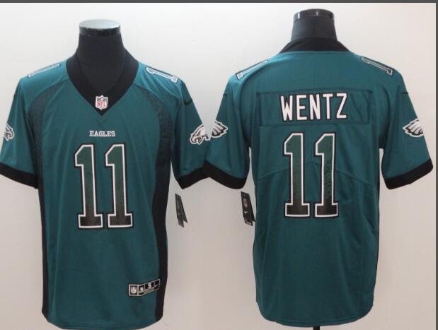 Fashion Nike Philadelphia Eagles #11 Carson Wentz  Stitched Jersey