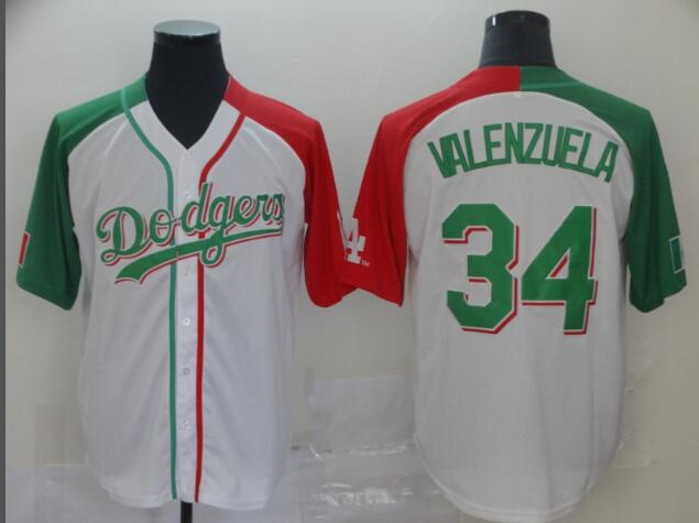 Dodgers #34 Fernando Valenzuela Men Stitched Baseball Jersey Dodgers #34 Fernando Valenzuela Men Stitched Baseball Jersey