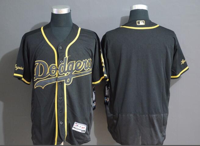 Men's 2019 New Black Los Angeles Dodgers Stitched Jersey Men's 2019 New Black Los Angeles Dodgers Stitched Jersey