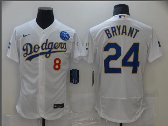 Men's Los Angeles Dodgers Kobe Bryant White/gold Nike Champions Jersey Men's Los Angeles Dodgers Kobe Bryant White/gold Nike Champions Jersey