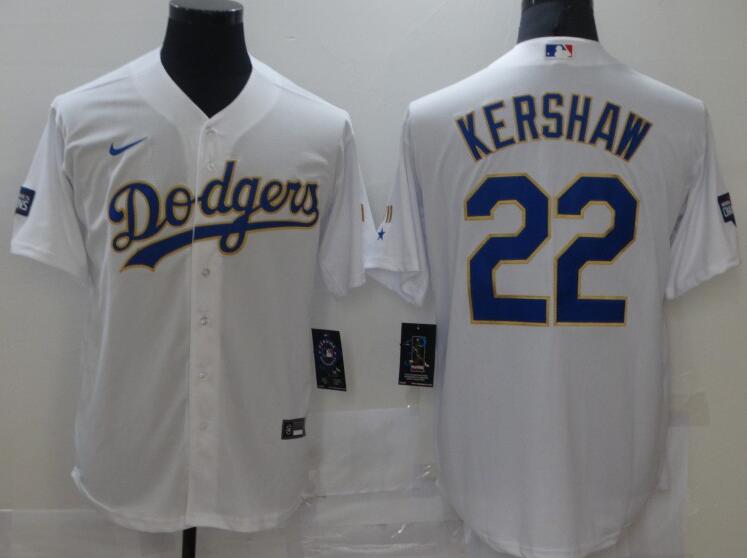 men #22 Clayton Kershaw Dodgers Gold Series Jersey Blue stitched men #22 Clayton Kershaw Dodgers Gold Series Jersey Blue stitched