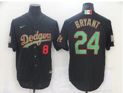Men Los Angeles Dodgers 24 Bryant Black Game 2021 Nike MLB Jersey