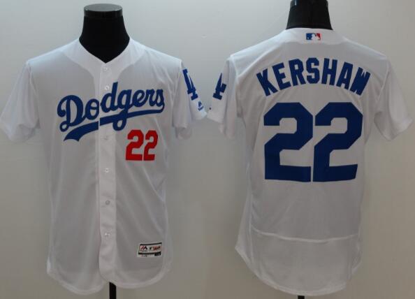 Men's Los Angeles Dodgers #22 Clayton Kershaw stitched jersey