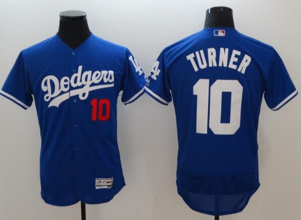 Men's Los Angeles Dodgers #10 Justin Turner  Stitched MLB Jersey