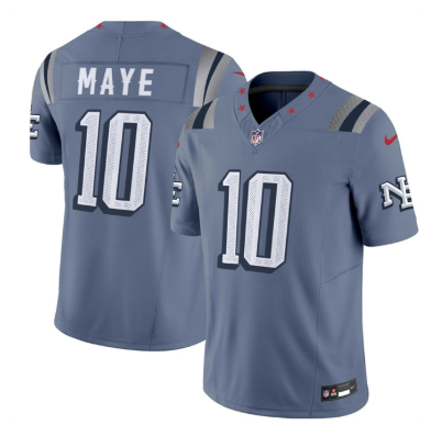 Men's New England Patriots #10 Drake Maye 2025 F.U.S.E. “Rivalries” Vapor Limited Football Stitched Jersey Men's New England Patriots #10 Drake Maye 2025 F.U.S.E. “Rivalries” Vapor Limited Football Stitched Jersey