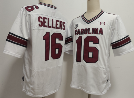 Big Size Men's South Carolina Fighting Gamecocks #16 LaNorris Sellers  Stitched Jersey Big Size Men's South Carolina Fighting Gamecocks #16 LaNorris Sellers  Stitched Jersey