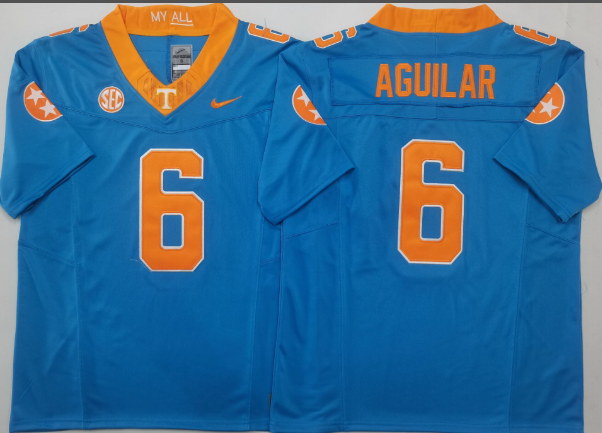 Tennessee Vols Joey Aguilar #6  jersey