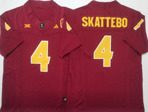 Arizona Sun Devils Black #4 SKATTEBO
