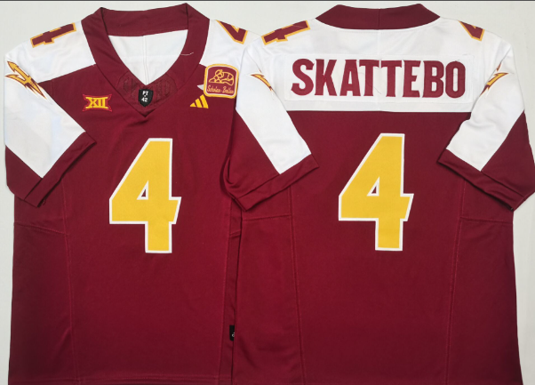 Arizona Sun Devils Black #4 SKATTEBO
