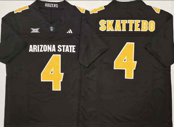 Arizona Sun Devils Black #4 SKATTEBO