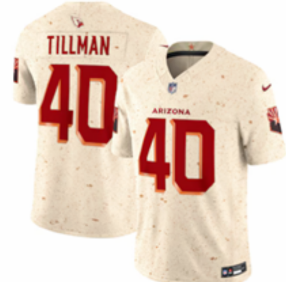 Men's Arizona Cardinals #40 Pat Tillman  2025 Rivalries Collection stitched Jersey
