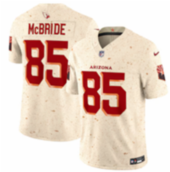 Men's Arizona Cardinals #85 Trey McBride 2025 F.U.S.E. “Rivalries” Vapor Untouchable Limited Football Stitched Jersey